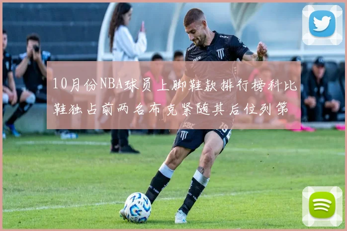 10月份NBA球员上脚鞋款排行榜科比鞋独占前两名布克紧随其后位列第四